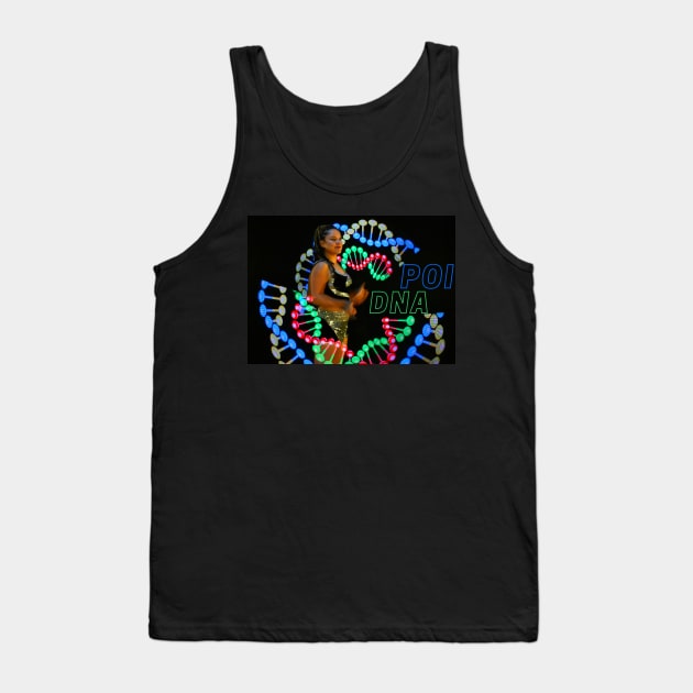 Poi DNA Flow Jonglage Artist Tank Top by Maggini Art